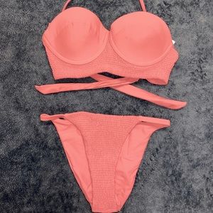 Orange 2 piece bikini